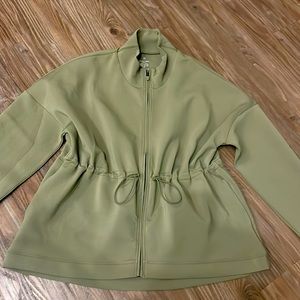 Sweaty Betty Jacket Zip Long Sleeve Scuba Pockets XL